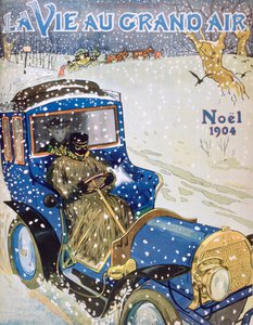 Omslag voor het kerstnummer van het tijdschrift La Vie au Grand Air, 1904 door Unbekannt