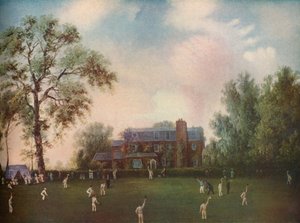 Cricket bij Gads Hill Place, Rochester, ca. 1868
