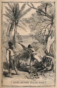 Crusoe en Vrijdag Houtkappen, ca. 1870