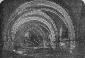 Crypte van de St. Johanneskerk, Clerkenwell, Londen 1878 1906 door Unbekannt