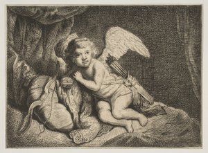 Cupido Rustend kopie door Unbekannt