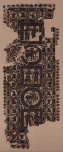 Gordijnpaneel met scènes van vrolijkheid, 500s