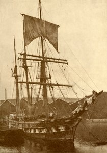 Cutty Sark, de beroemde oude China Clipper die alle snelheidsrecords brak in de jaren zeventig en tachtig