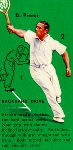 D. Prenn - Backhand Drive, ca. 1935
