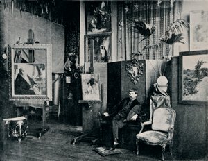 Dagnan in zijn studio, c1897