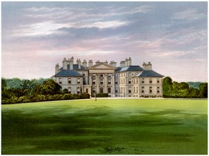 Dalkeith-paleis, Edinburgh, Schotland, huis van de hertog van Buccleuch, ca. 1880 door Unbekannt