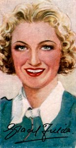 Dame Gracie Fields, Engelse zangeres en komiek, 20e eeuw door Unbekannt