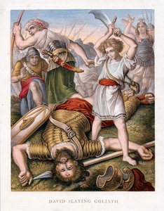 David doodt Goliath, ca. 1860
