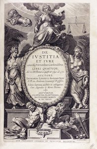 De iustitia et iure door Leonardus Lessius, 1632 door Unbekannt