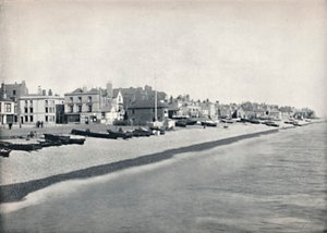 Deal - Uitzicht langs het strand, 1895 door Unbekannt