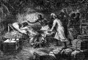Dood van David Livingstone, Schotse missionaris en ontdekkingsreiziger, 1 mei 1873 1877