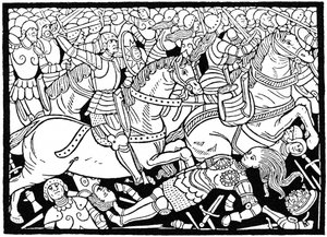 Dood van Penthesilea, 1484 1964 door Unbekannt