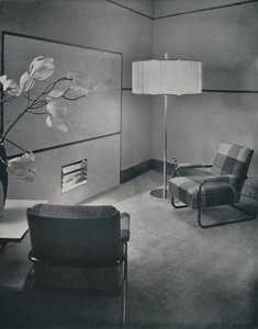 Debattenstudio in Broadcasting House, Londen, 1933 door Unbekannt