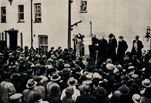 Het uitroepen van de stemming in Epping, 1924, 1945 door Unbekannt