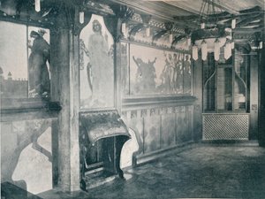 Decoraties voor een muziekkamer door Fritz Erler, ca. 1899