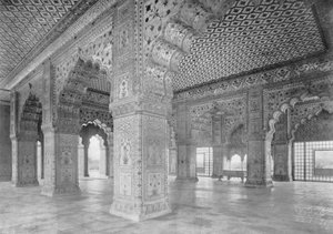 Delhi. De Dewan-i-Khas, ca. 1910