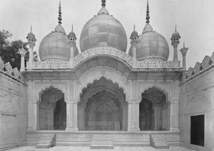 Delhi. De Moti Musjid of Parelmoskee