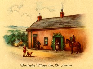 Derriaghy Dorpsherberg, Co. Antrim, 1939 door Unbekannt