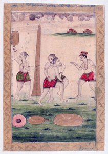 Desakha Ragini, Ragamala Album, School van Rajasthan, 19e eeuw door Unbekannt