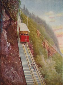 Afdaling van de Stanserhorn - Een Zwitserse bergspoorweg, 1926