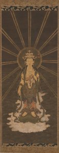 Afdaling van de elfkoppige Kannon door Unbekannt