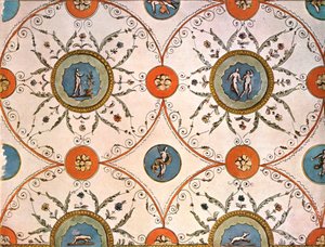 Ontwerp voor een plafondschildering, Italië, 1928