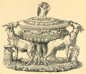 Ontwerp voor een terrine of zoutvat, midden 16e eeuw, 1881
