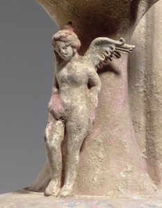 Detail (Canosan polychrome keramische oinochoe, Apulië, ca. begin 3e eeuw v.Chr.)