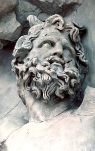 Detail van het Grote Fries van het Pergamon Altaar, 180-159 v.Chr. door Unbekannt
