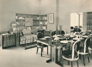 Eetkamer geproduceerd door La Maitrise, c1928