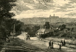 Verre uitzicht op Lincoln, 1898 door Unbekannt