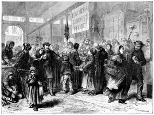 Honden- en kattenvlees slager in Parijs, Frans-Duitse Oorlog, 1871