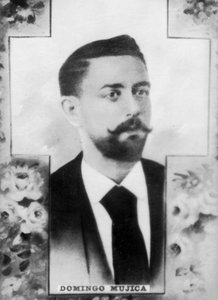 Domingo Mujica 1865-1895, Cubaanse strijder tegen Spaans kolonialisme, c1910 door Unbekannt