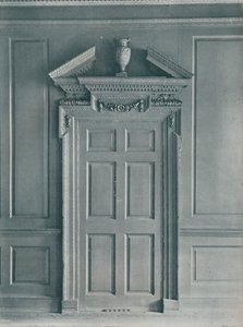 Deur van een gepaneelde kamer, Vroeg-Georgisch, 26, Hatton Garden, ca. 1909 door Unbekannt