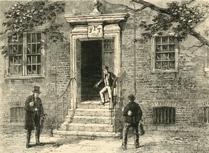 Deur in Staples Inn, c1872