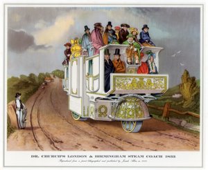 Dr Churchs Londen en Birmingham stoomkoets, 1833
