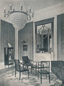 Salon, ca. 1911 door Unbekannt