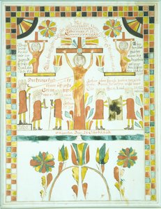 Tekening van de Kruisiging, 1800