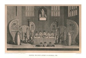 De Staatsloterij Trekken, 1763, 1886 door Unbekannt