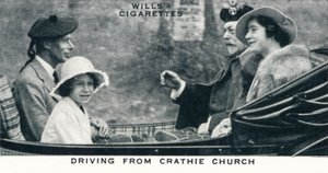 Rijden vanaf Crathie Kerk, 1935 1937