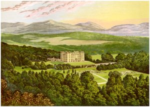 Drumlanrig Castle, Dumfriesshire, Schotland, huis van de Hertog van Buccleuch