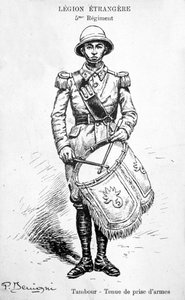 Tamboer, 5e regiment van het Franse Vreemdelingenlegioen, 20e eeuw door Unbekannt