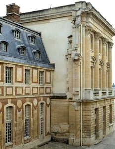 Dufour Huis gezien vanuit het zuiden, Chateau de Versailles, Frankrijk
