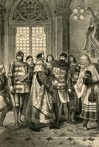 Hertog Rudolf IV als stichter van de Stephansdom, c1360, 1890 door Unbekannt