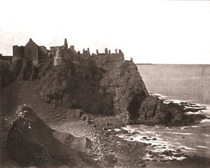Kasteel Dunluce, County Antrim, Noord-Ierland, 1894