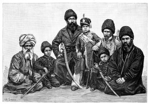 Durrani-hoofden, Afghanistan door Unbekannt