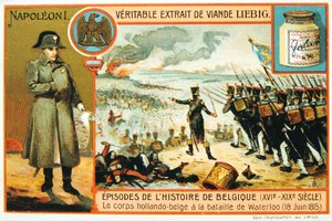Nederlands-Belgische troepen bij de Slag bij Waterloo, 1815, eind 19e eeuw