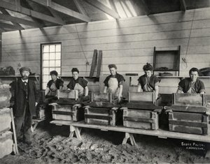 Dynamiet mengen, Ardrossan, 1897 door Unbekannt