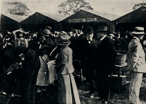 Vroege vlucht in een zwaarder dan lucht machine, 1910 door Unbekannt