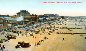 East Parade en Sands, Bognor Regis, West Sussex, 1950